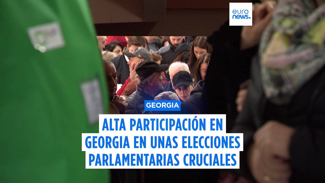 Alta participación en las cruciales elecciones parlamentarias de Georgia