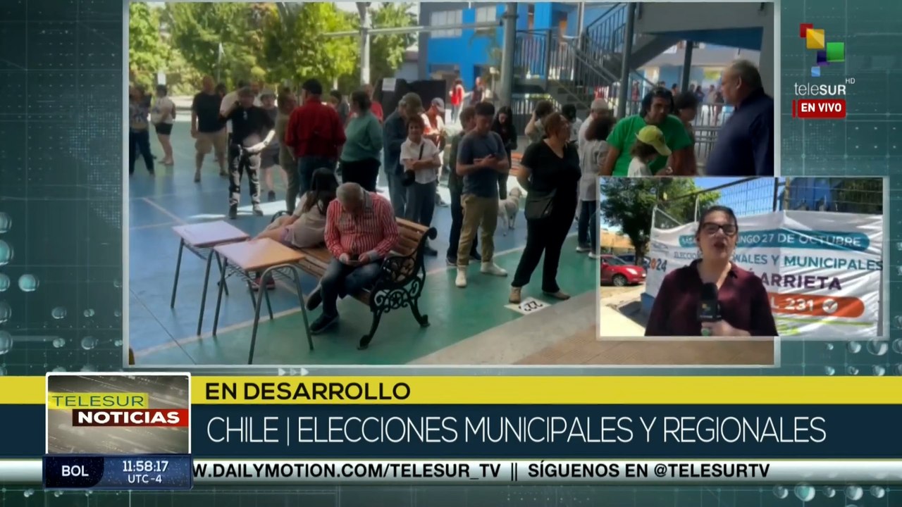 Inician elecciones municipales y regionales en Chile