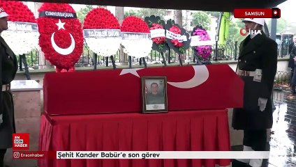 Pençe Kaplan şehidi Kander Babür'e veda