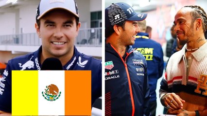 ¿Checo Pérez quiere de compañero a Hamilton? El mexicano hace dinámica de preguntas "incorrectas"