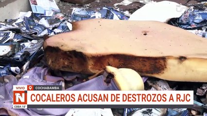 DESTROZOS EN SEDE COCALERA