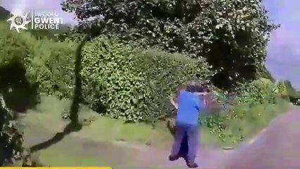 Ex-police-officer hits woman over the head with shovel