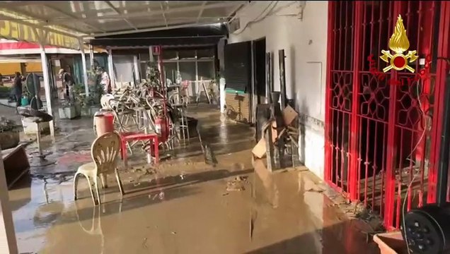 Maltempo, oltre 40 interventi dei vigili del fuoco in provincia di Pisa