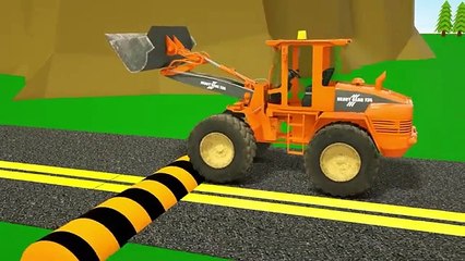 Wheels On the Bus + Finger Family - Big & Small Cars vs Speed Bumps-Baby Nursery Rhymes & Kids Songs