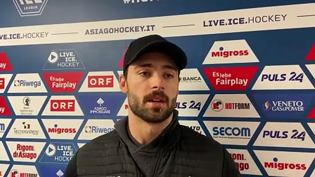 Matteo Gennaro (ASI) vor dem Spiel gegen Pustertal