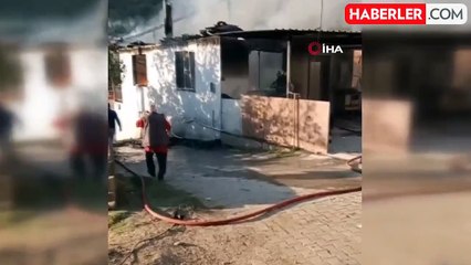 Cami İmamının Lojmanı Yangında Küle Döndü