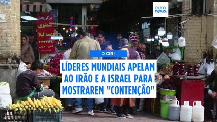Líderes ocidentais e regionais apelam ao Irão e a Israel para que mostrem "contenção"