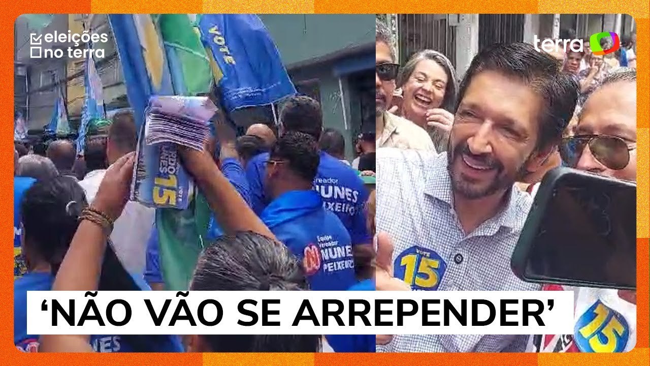 Em Heliópolis, Nunes prega ‘pés no chão’, mas f...