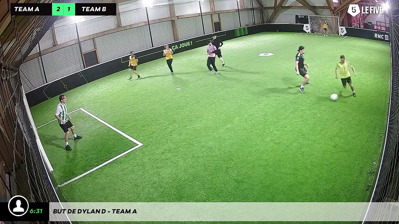 But de Dylan D - Team A