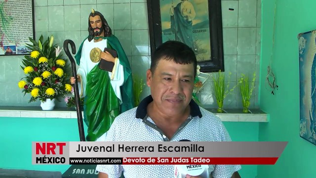 Acuden primeros devotos de San Judas a capilla de 8 de Enero