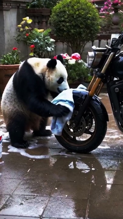 Bear Wash With Bike E31