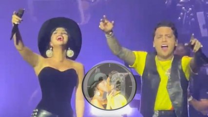 ¡Con besito y todo! Angela Aguilar "trajo a su amorcito" al concierto del Movistar Arena de Bogotá