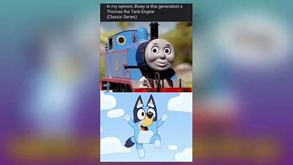 Just because the protagonists are blue doesn't mean the shows are similar.