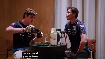 "No es malo": la opinión del Albon, el compañero tailandés de Colapinto, al probar el mate por primera vez