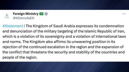 아랍 국가들 "이란 군사 시설 표적...국제법 위반 규탄" / YTN