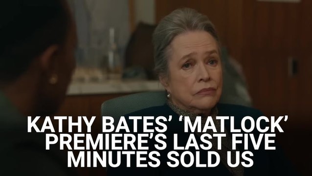 Kathy Bates' 'Matlock' Premiere Felt Like A Standard Legal Drama, But The Last Five Minutes Won Us Over