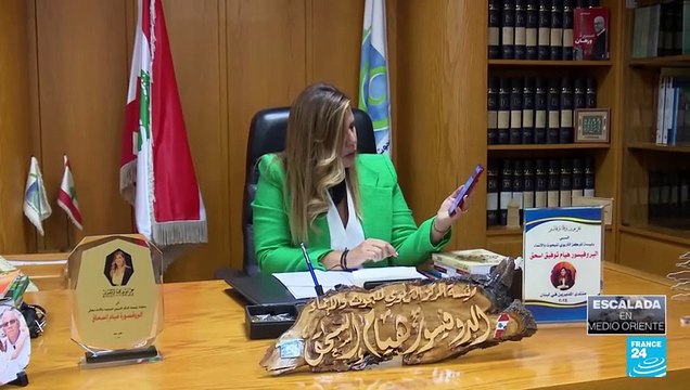 Escuelas de Líbano funcionan como refugios para desplazados por ataques israelíes