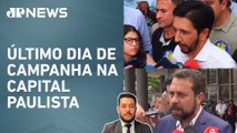 Ricardo Nunes e Guilherme Boulos cumprem agenda em várias regiões de SP neste sábado (25)