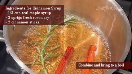 Descargar video: Cinnamon Bourbon Old Fashioned