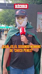 ¿Cuál es su segundo nombre de Checo Pérez? | Dinánmica