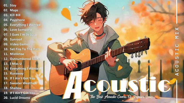 Best Acoustic Cover - Chill Acoustic Love Songs Playlist 2024 - Acoustic Guitar