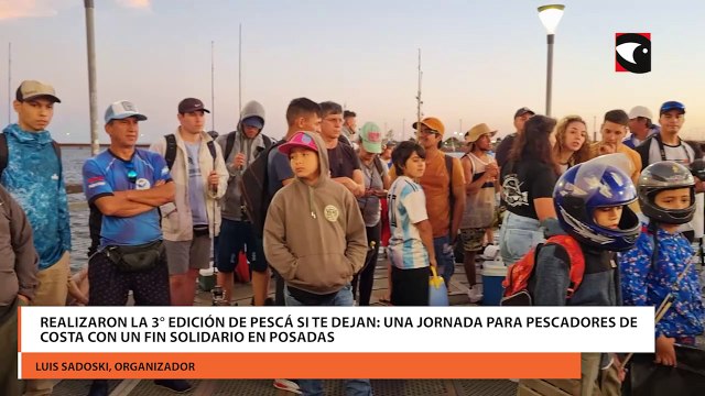 Realizaron la 3° edición de Pescá si te Dejan: una jornada para pescadores de costa con un fin solidario en Posadas