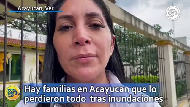 Hay familias en Acayucan que lo perdieron todo tras inundaciones, lamenta alcaldesa