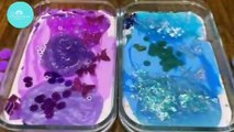 Aqua vs Purple ASMR Slime Battle! ✨