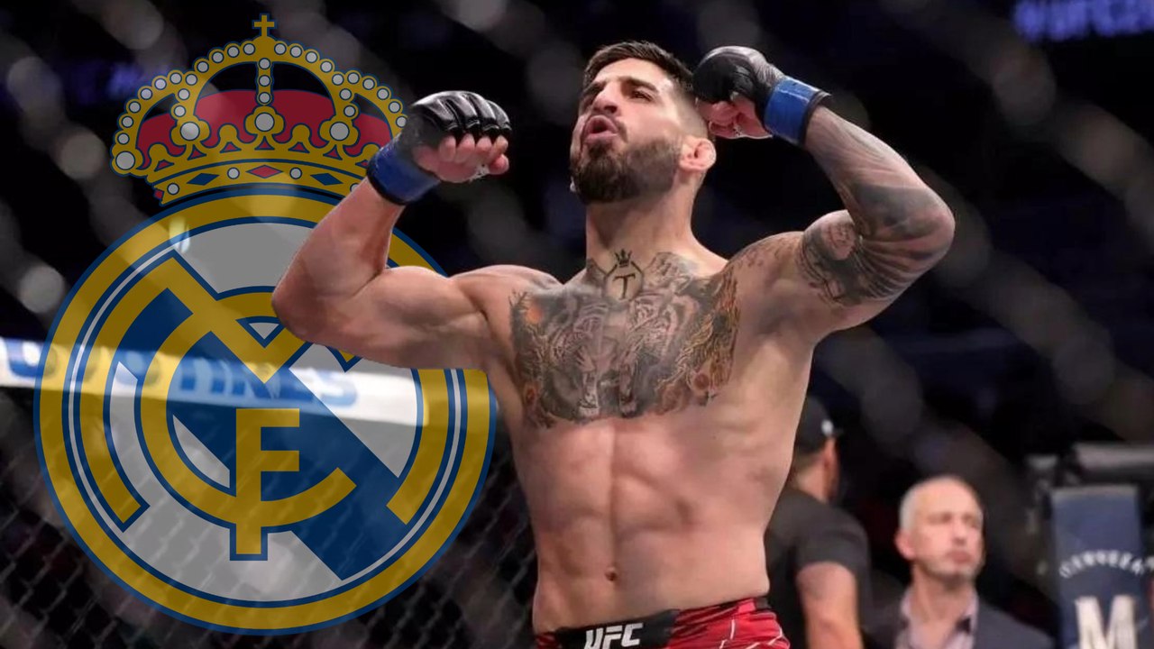 Ilia Topuria, luchador del UFC 308, muestra su...
