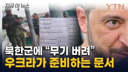 "손 들고 본 거 다 말해라"...우크라군, 북한군 생포시 이렇게 [지금이뉴스] / YTN