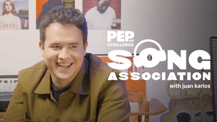 juan karlos takes on the Song Association game | PEP Challenge