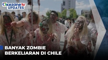Seram! Banyak Zombie Berkeliaran di Kawasan Santiago Chile
