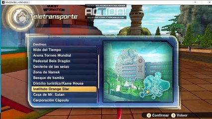 Dragon Ball Xenoverse 2 aventuras en ciudad conton