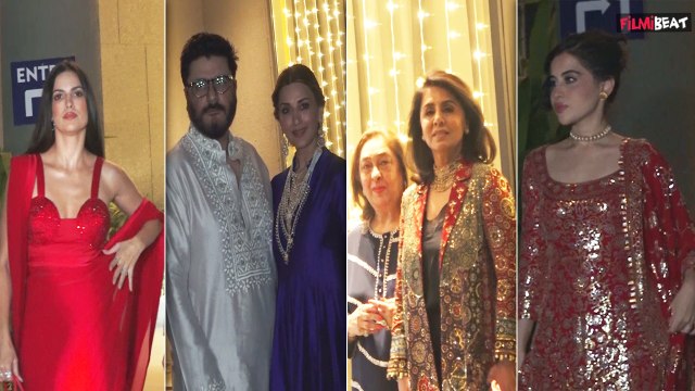 Urfi Javed, Karan Johar, Natasa Stankovic और तमाम Celebs ने Diwali Party में मचाया धमाल