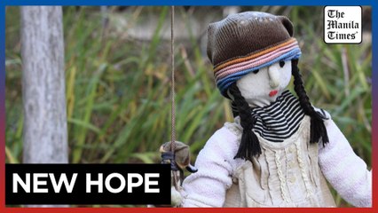 Lone child brings hope to Japan's puppet village