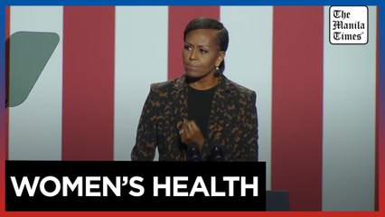 Michelle Obama warns vote for Trump is vote against women's health