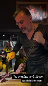 Δέσποινα Βανδή - Βασίλης Μπισμπίκης: Βραδινό ραντεβού με… αφιέρωση στο Γκάζι!