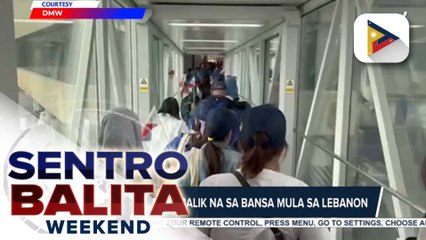 290 OFWs na bumalik mula sa Lebanon, nakatanggap ng financial assistance