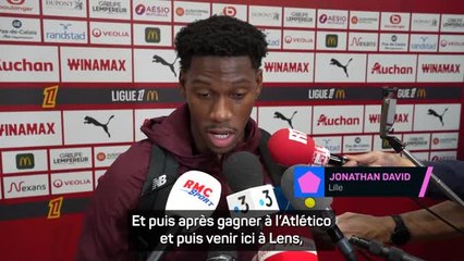 Lille - David : “Une semaine quasi parfaite”