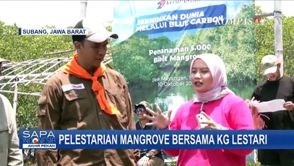 Upaya Pelestarian Lingkungan, KG Lestari Gelar Kegiatan Tanam 5.000 Bibit Mangrove di Subang