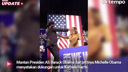 Dukungan Barack dan Michelle Obama untuk Kamala Harris