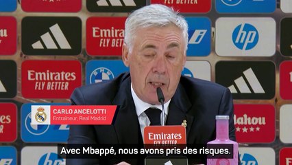 Ancelotti : “Mbappé a manqué d’efficacité”