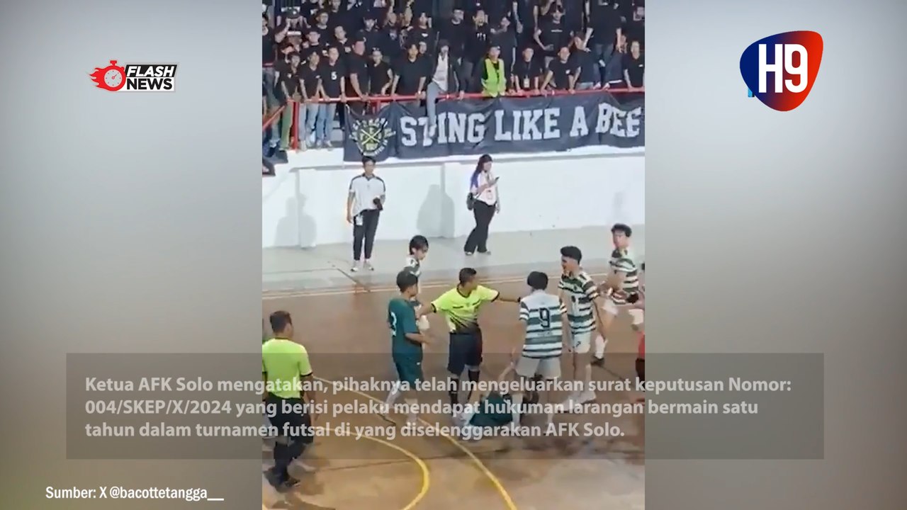 Viral, Pemain Futsal FEB UNS Injak Leher Kiper Lawan