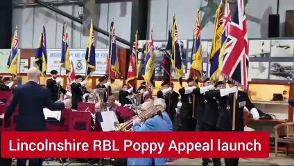 Launch of Lincolnshire RBL Poppy Appeal