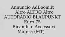 Altro ALTRO Altro AUTORADIO BLAUPUNKT