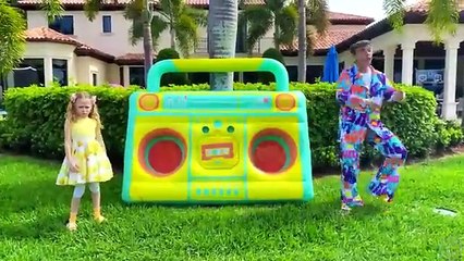 Nastya and dad gave a fun challenge