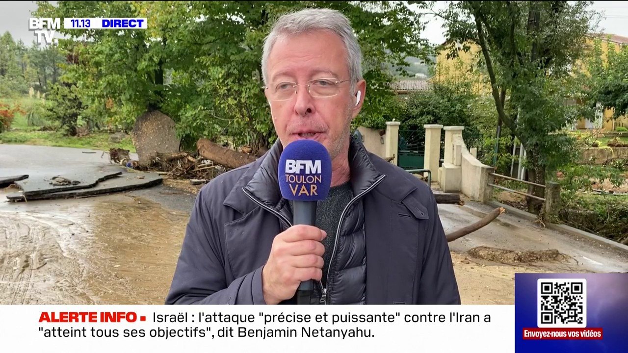 Inondations dans le Var: "On a des dégâts encore plus prononcés que ceux de la semaine d'avant", déplore Francois Cavallier, maire de Callian
