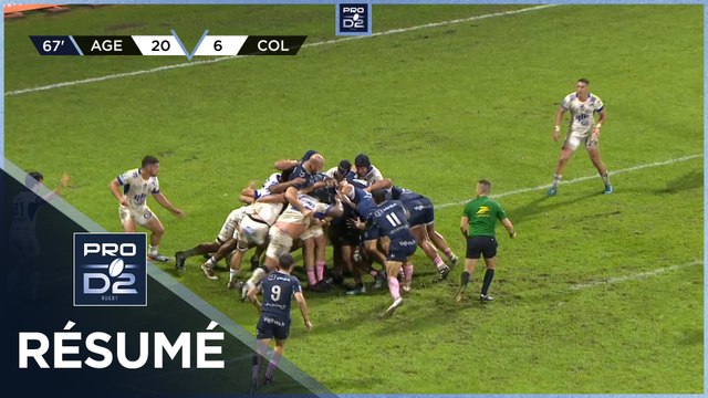 PRO D2 Saison 2024-2025 J08 - Résumé SU Agen - Colomiers Rugby