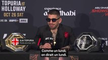 UFC 308 - Topuria : “Pour moi, c’est normal, c’est banal”