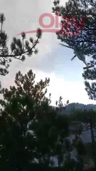 YANGIN BÖLGESİNDEN SON GÖRÜNTÜLER